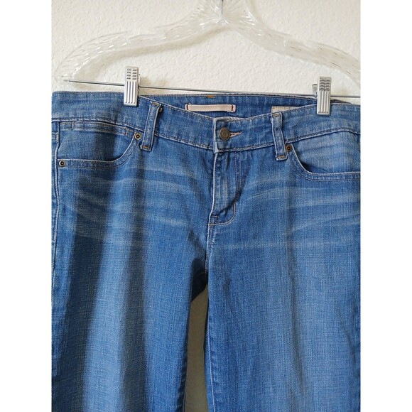 Gap Jeans Womens 8R Blue Flare Limited Edition Medium Wash Stretch Denim Hipster - Picture 3 of 16